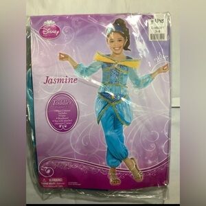 Disney Princess Jasmine Halloween Fancy Dress Costume Toddler 3-4 NWT